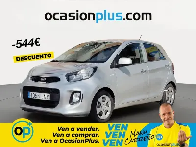 Usado Kia Picanto 66 CV (48 kW) 2016 Gris Utilitario