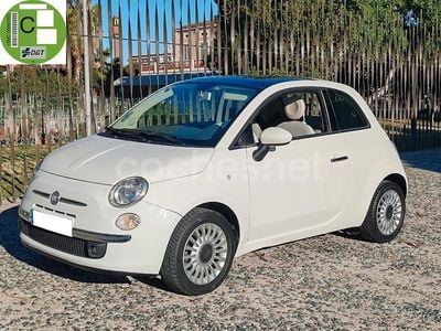 Usado Fiat 500 Lounge 69 HP (50 kW) 2012 Bege Sedan