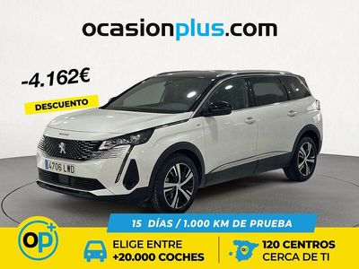 Blanco Usado 2022 Peugeot 5008 GT Monovolumen | 23.790 € (Un poco caro)