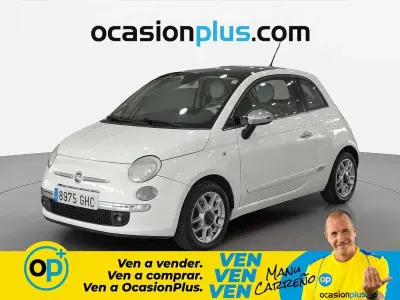 Usado Fiat 500 Lounge 69 CV (50 kW) 2008 Blanco Utilitario