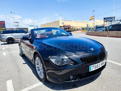 Usado BMW 630 Cabriolet Comfort Edition 258 CV (189 kW) 2006 Negro Descapotable