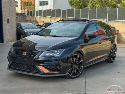 Usado Seat Leon ST CUPRA 290 CV (213 kW) 2020 Negro Familiar