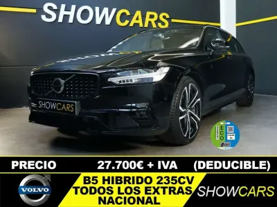 Usado Volvo V90 R-Design 235 CV (172 kW) 2022 Negro Familiar