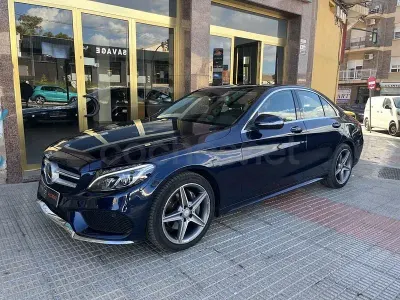 Używany Mercedes C220 AMG 170 KM (125 kW) 2014 Niebieski Sedan/Limuzyna
