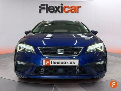 Azul Usado 2018 Seat Leon FR Familiar | 16.490 € (Precio justo)