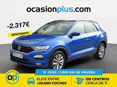 Usado VW T-Roc Advance 150 CV (110 kW) 2022 Azul SUV