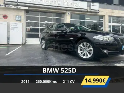 Usado BMW 525 204 CV (150 kW) 2011 Azul Familiar