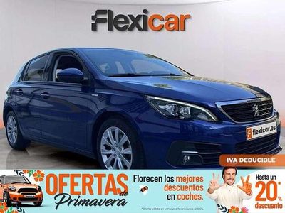 Usado Peugeot 308 Access 110 CV (80 kW) 2020 Azul Utilitario