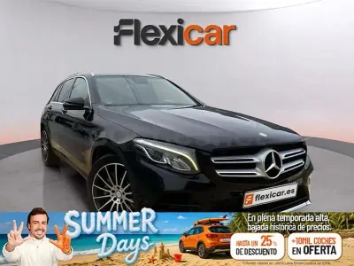 Usado Mercedes GLC220 170 CV (125 kW) 2016 Negro SUV