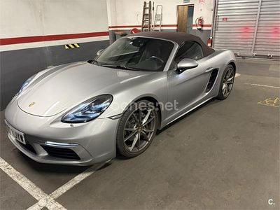 Usado Porsche 718 Boxster 300 CV (220 kW) 2017 Gris / plata Descapotable