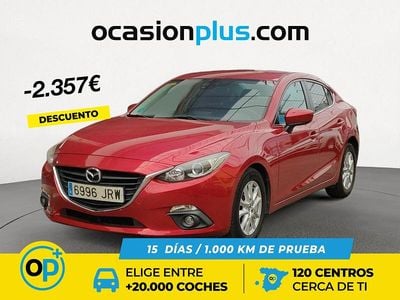 Rojo Usado 2016 Mazda 3 Style Berlina | 11.843 € (Buen precio)