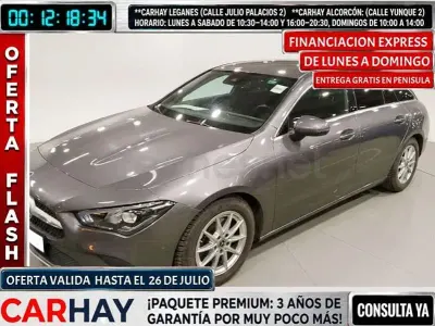 Usado Mercedes CLA200 Shooting Brake 150 CV (110 kW) 2021 Gris / plata Familiar