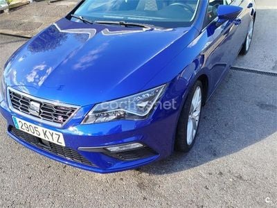 Azul Usado 2019 Seat Leon ST FR Familiar | 16.800 € (Precio justo)