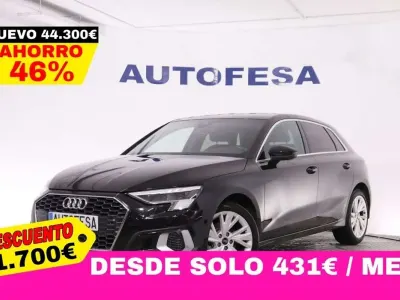 Usado Audi A3 150 CV (110 kW) 2021 Negro Berlina