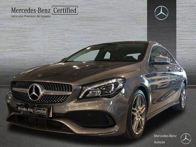 Usado Mercedes CLA200 AMG line 136 CV (100 kW) 2018 Gris montaña