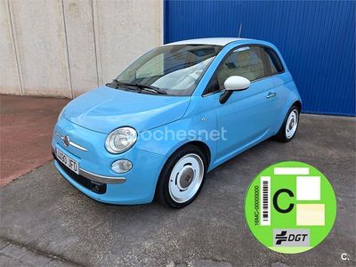 Usado Fiat 500 69 CV (50 kW) 2015 Azul Utilitario
