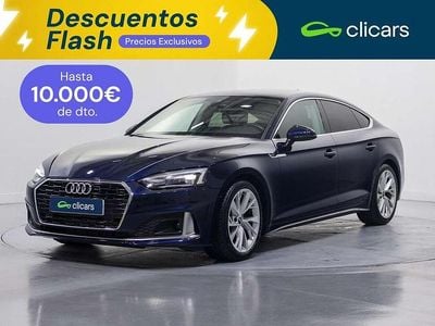 Usado Audi A5 Sportback Advanced 150 CV (110 kW) 2022 Azul Utilitario