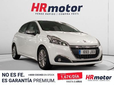 Usado Peugeot 208 Allure 100 CV (73 kW) 2017 Blanco Utilitario