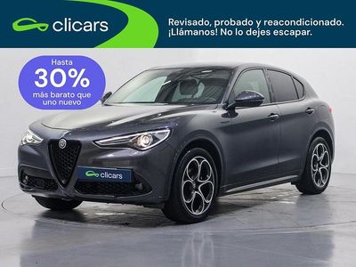 Usado Alfa Romeo Stelvio Veloce 210 CV (154 kW) 2021 Gris / plata SUV