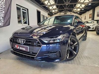 Usado Audi A7 Sportback Design 340 CV (250 kW) 2018 Azul Utilitario