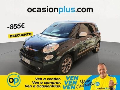 Usado Fiat 500L Lounge 95 CV (69 kW) 2017 Verde Monovolumen