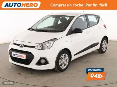 Usado Hyundai i10 Blackline 87 CV (63 kW) 2015 Blanco Utilitario