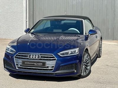 Usado Audi A5 Cabriolet S-Line 190 CV (139 kW) 2018 Azul Descapotable