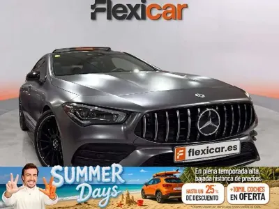 Usado Mercedes CLA200 150 CV (110 kW) 2020 Gris Coupe