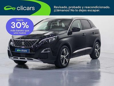 Usado Peugeot 3008 GT-line 131 CV (96 kW) 2019 Negro SUV