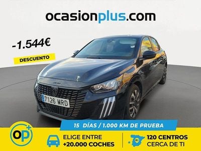 Usado Peugeot 208 Active 100 CV (73 kW) 2024 Negro Utilitario