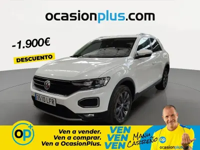 Usado VW T-Roc Sportline 150 CV (110 kW) 2020 Blanco SUV