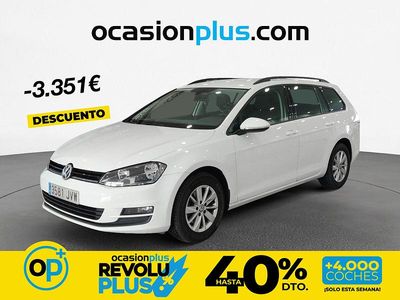 Usado VW Golf VII Business 110 CV (80 kW) 2016 Blanco Familiar