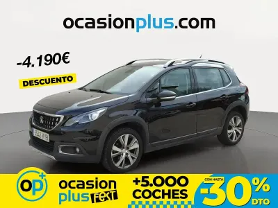 Usado Peugeot 2008 Allure 100 CV (73 kW) 2019 Negro SUV