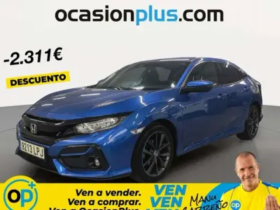 Usado Honda Civic Elegance 126 CV (92 kW) 2021 Azul Utilitario