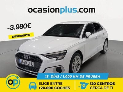 Usado Audi A3 Advanced Plus 110 CV (80 kW) 2020 Blanco Berlina