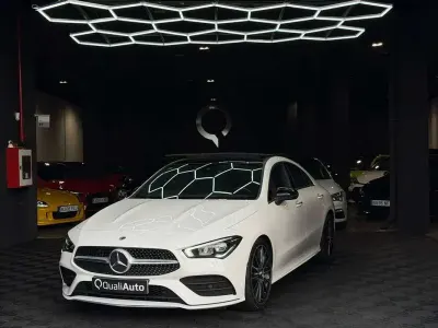 Usado Mercedes CLA180 136 CV (100 kW) 2019 Blanco Coupe