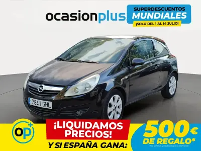 Usado Opel Corsa Enjoy 90 CV (66 kW) 2008 Negro Utilitario