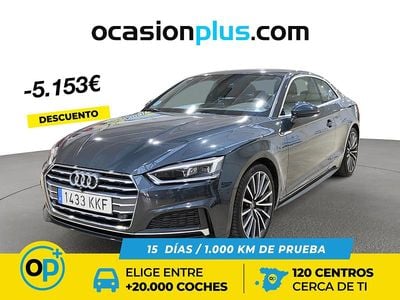 Gris / plata Usado 2018 Audi A5 S-Line Coupe | 23.250 € (Precio justo)