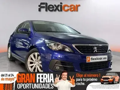 Usado Peugeot 308 Style 130 CV (95 kW) 2020 Azul Berlina