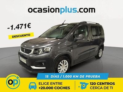 Usado Peugeot Rifter Active 130 CV (95 kW) 2019 Gris Monovolumen