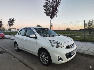Usado Nissan Micra Visia 80 CV (58 kW) 2015 Blanco Utilitario
