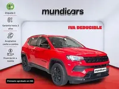 Usado Jeep Compass Night Eagle 131 CV (96 kW) 2022 Naranja SUV