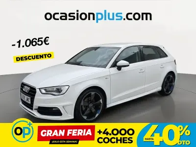 Usado Audi A3 S-Line 110 CV (80 kW) 2016 Blanco