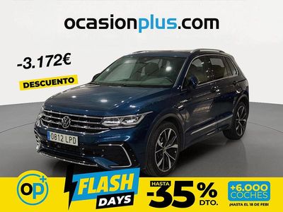 Usado VW Tiguan R-line 150 CV (110 kW) 2021 Azul SUV