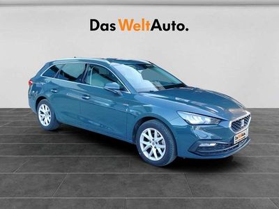 Usado Seat Leon ST Style 116 CV (85 kW) 2025 Azul Familiar
