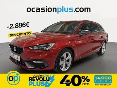 Usado Seat Leon FR 150 CV (110 kW) 2022 Rojo Familiar