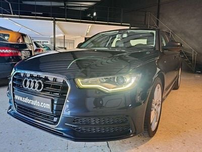 Usado Audi A6 S-Line 190 CV (139 kW) 2014 Azul Berlina