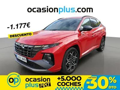 Usado Hyundai Tucson N Line 150 CV (110 kW) 2023 Rojo SUV