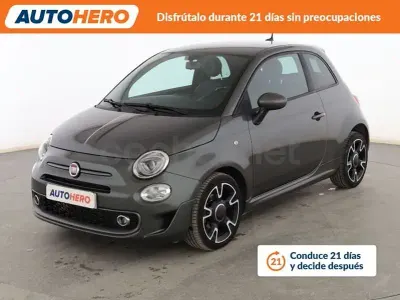 Usado Fiat 500S S 85 CV (62 kW) 2018 Gris / plata Berlina