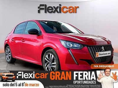 Usado Peugeot 208 Active 100 CV (73 kW) 2022 Rojo Utilitario